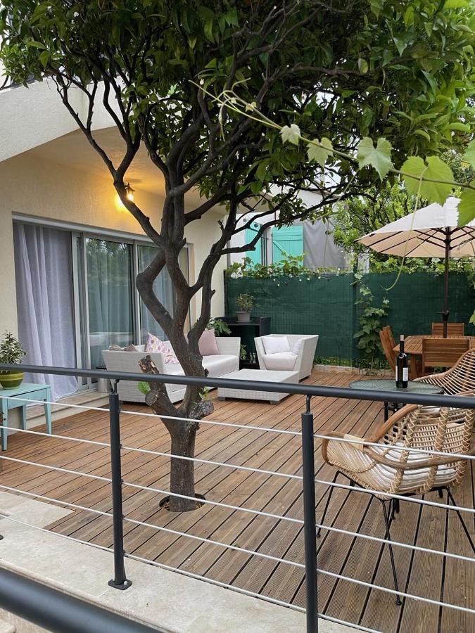 Appartement 2 pièces en RDJardin avec 2 grands Terrasses à Antibes Extérieur photo